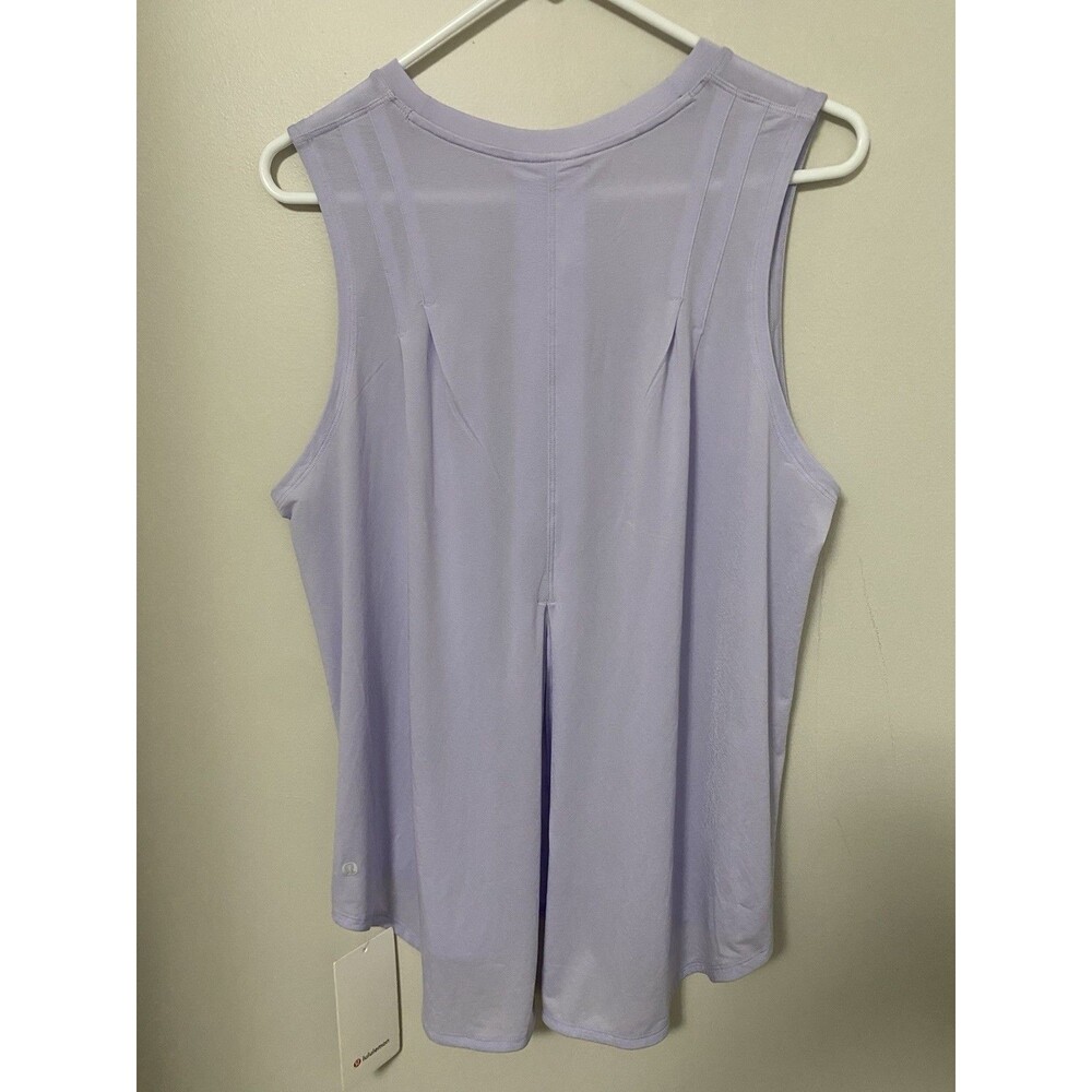 New Lululemon Lightweight Split-Back Training Tank Top Lavender Women XL - Picture 2 of 5